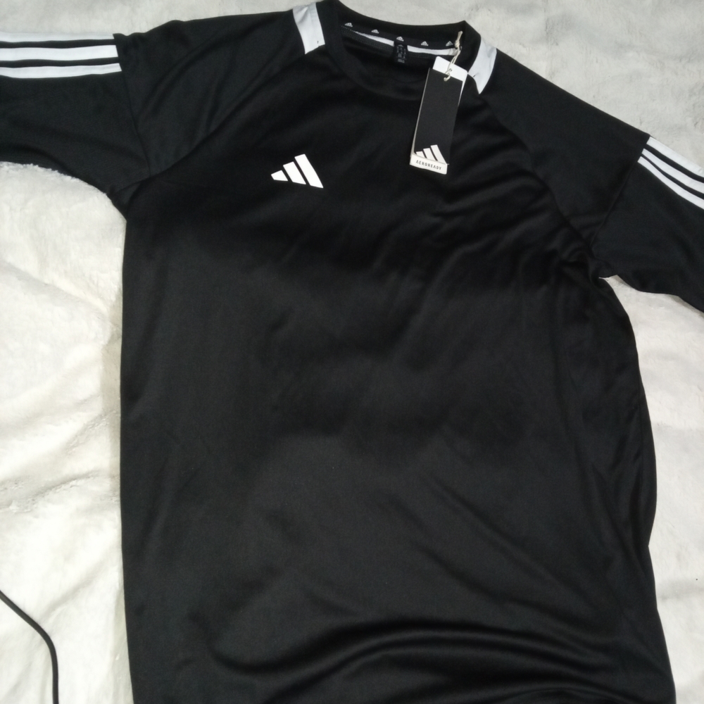 Adidas Men's Black Sports Shirt